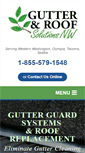 Mobile Screenshot of guttersolutionsnw.com